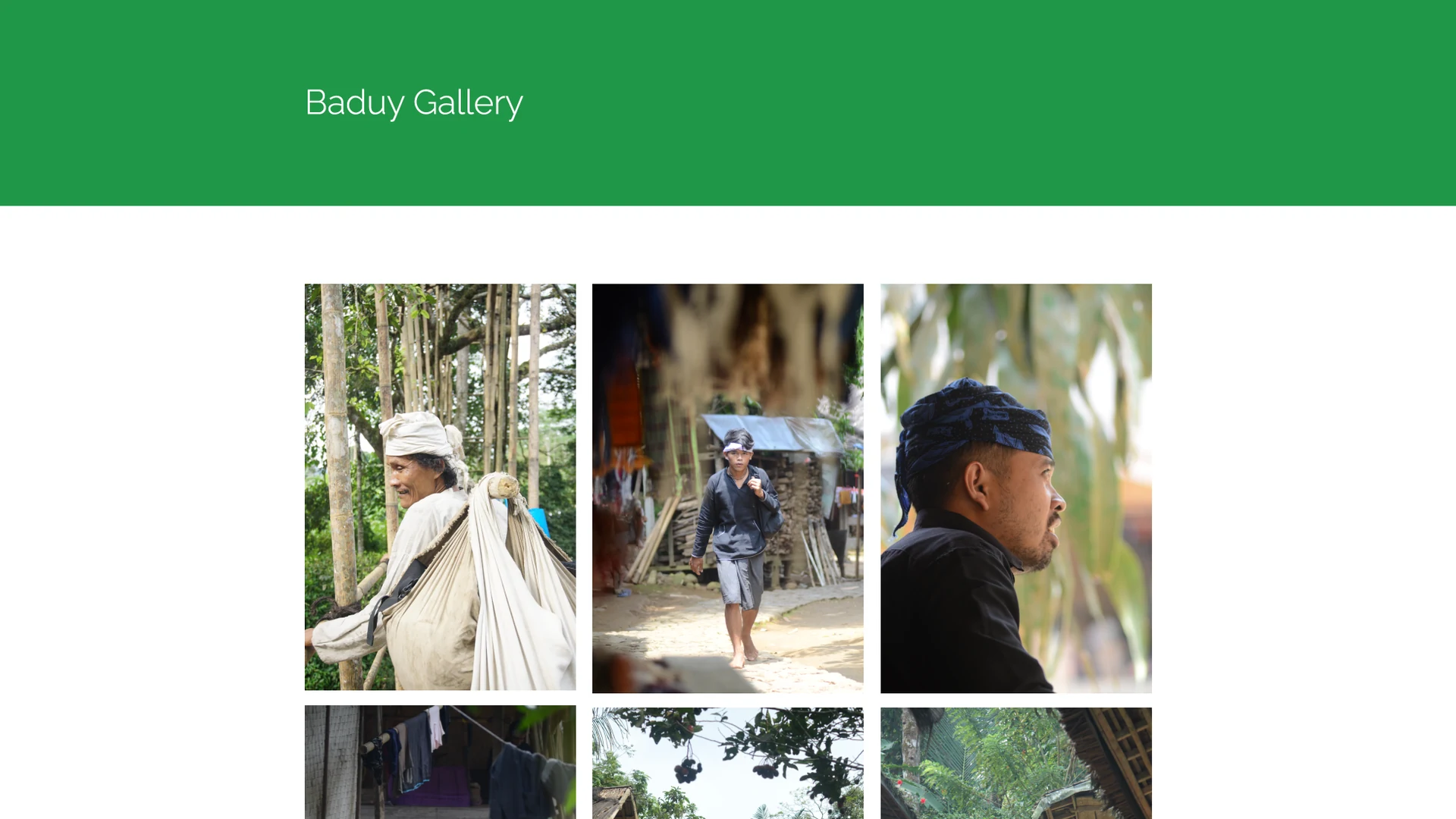 Gallery page, responsive masonry grid of trip photography with lightbox viewing